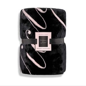 Victoria's Secret 50 x 60 inch Soft Script Logo Sherpa Blanket